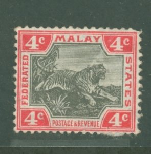 Malaya #28v Unused Single