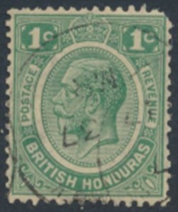 British Honduras  Sc#  92   Used  short corner perf  see details  / scans 