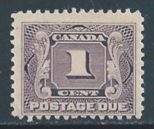 Canada #J1 NH 1c Postage Due