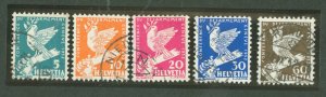 Switzerland #210-214  Single (Complete Set)