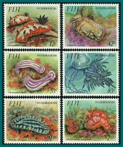 Fiji 1993 Nudibranchs, MNH  #692-697,SG878-SG883