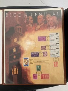 constitution bicentennial mint stamp collector's large size Fleetwood panel