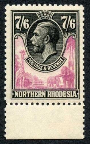 Northern Rhodesia 1925-9 7s6d rose-purple and black SG15 UM cat 190 pounds 