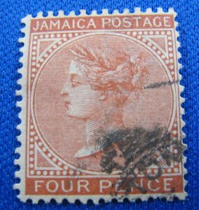 JAMAICA 1883  -  SCOTT # 22a  USED   (j1)
