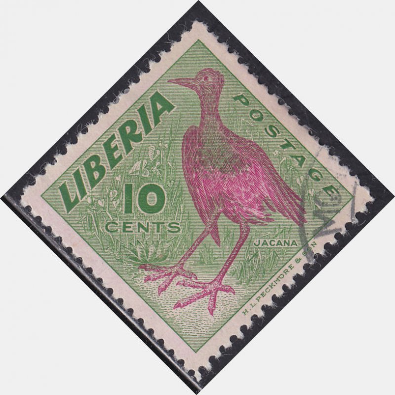 Liberia 345 Jacana 1953