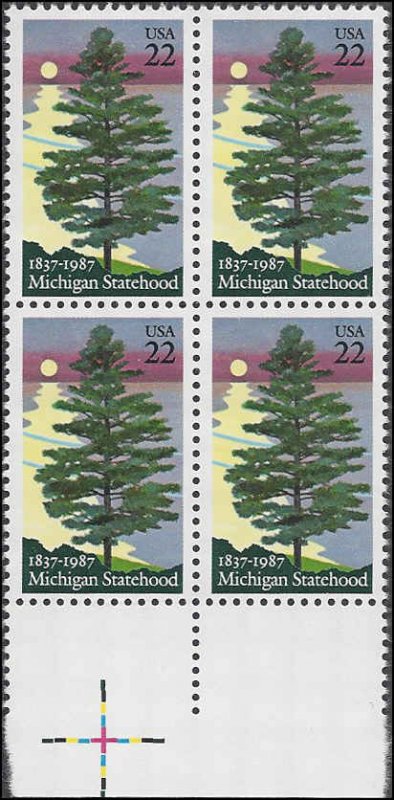 2246 Mint,OG,NH... Block of 4... SCV $2.00