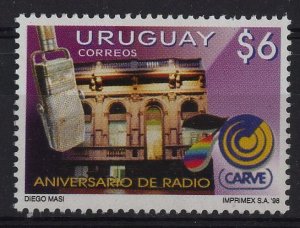 Uruguay stamp 1998 - Radio Carve 70th anniversary