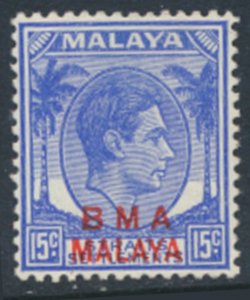 Straits Settlements SG 12  SC# 265 * Chalky Type II MVLH OPT BMA see details 