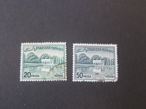 Pakistan 1963 Sc 135c,138a FU