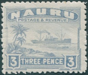 Nauru 1924 3d pale blue SG31A unused