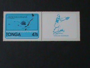 TONGA-1981-SC#499-175TH ANNIV: CAPTURE OF PORTAU PRINCE-MNH-VF-WITH TAP