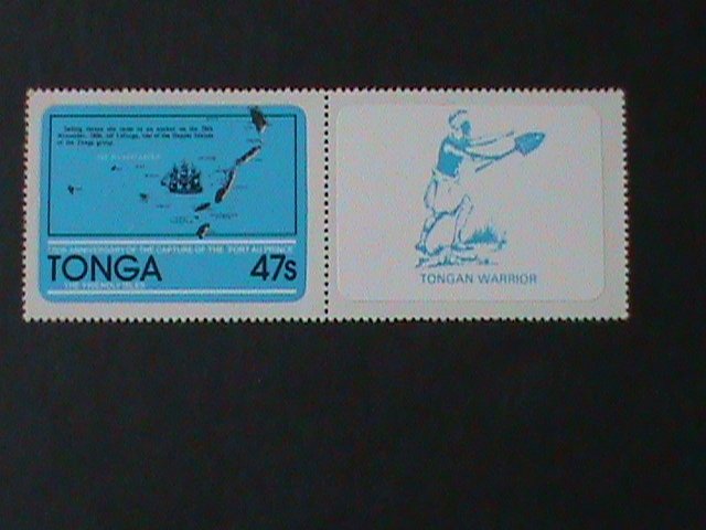 TONGA-1981-SC#499-175TH ANNIV: CAPTURE OF PORTAU PRINCE-MNH-VF-WITH TAP