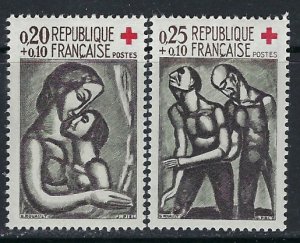 France B356-57 MNH 1961 set (ak3452)
