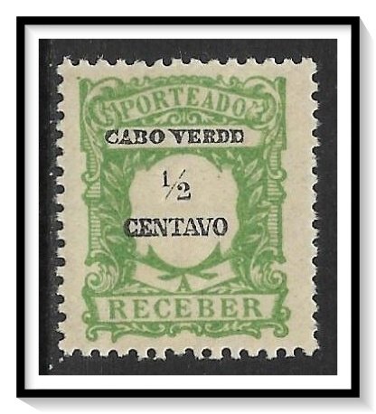 Cape Verde #J21 Postage Due MH