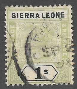Sierra Leone (1896) - Scott # 43,   Used