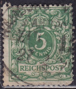 Germany 47 Reichspost 5Pf 1889