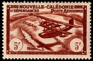 ✔️ FRANCE VICHY NEW CALEDONIA 1942 - AIRPLANE-  Sc. C6C MNH ** [1.59.1]