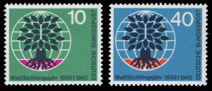 Germany FRG 1960 Sc 807-08 Mi 326-27 **