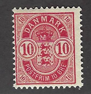 Denmark SC#45 Mint ng Fine SCV$12.50....Fill a Great Spot!