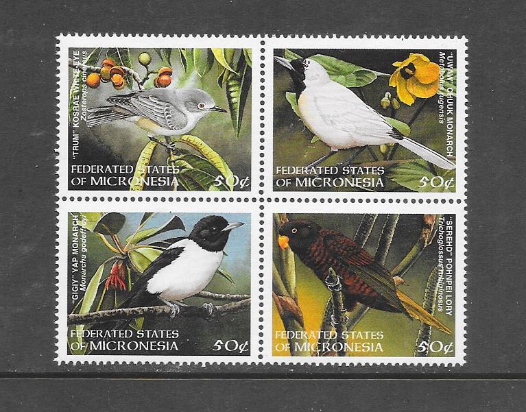 BIRDS - MICRONESIA #299  MNH