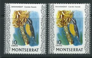 Montserrat SG 247 & 247a MLH Ord & Glazed paper