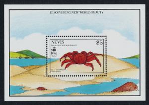Nevis 614-5 MNH Crabs, Ships, UPAE, Discovery of America