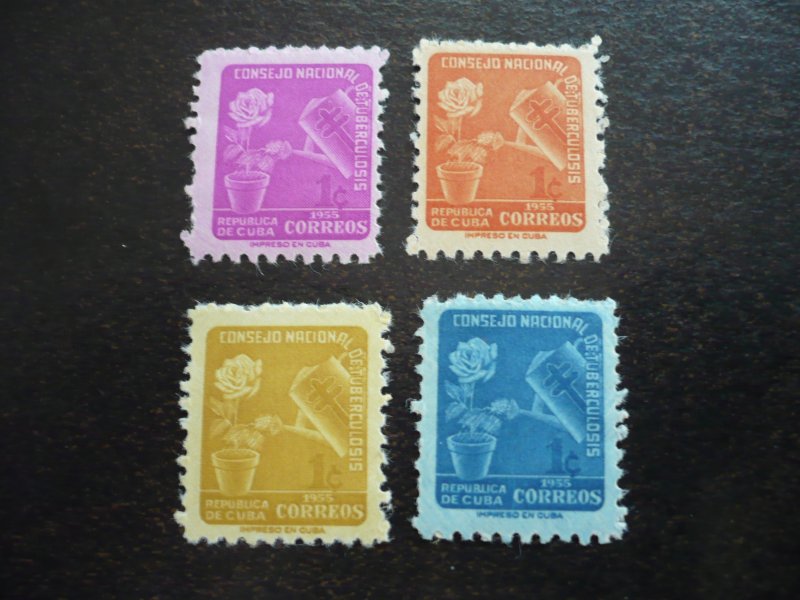 Stamps - Cuba - Scott# RA26-RA29 -Mint Hinged Set of 4 Stamps