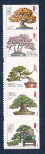 4618-22 (4622a) Bonsai Trees Strip Of 5 Mint/nh