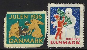 Denmark CHRISTMAS LABELS 478C
