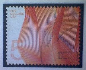 United States, Scott #4719, used(o), 2012, Waves, $5, light and dark orange