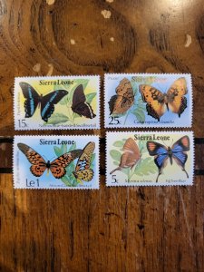 Stamps Sierra Leone Scott #447-50 nh