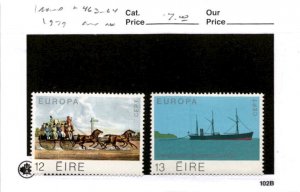 Ireland, Postage Stamp, #463-464 Mint NH, 1979 Europa (AB)