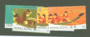 Hong Kong #443-446  Single (Complete Set)
