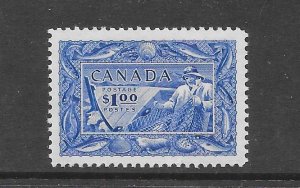 FISH - CANADA #302 FISHING MNH (GUM DISTURBANCE)