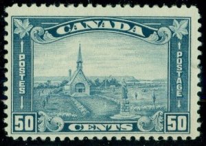 CANADA #176, 50¢ blue, og, NH, VF, Scott $350.00