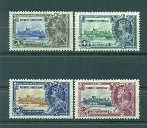 British Honduras sc# 108-111 mhr cat value $12.00