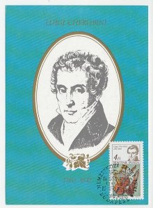 Maximum card Hungary 1985 Luigi Cherubini - Composer