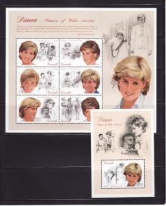 Grenada 2723-2724 Set MNH Princess Diana