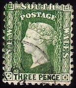 New South Wales, #34a, used