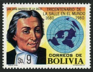 Bolivia 653,MNH.Michel 965. St Baptiste de la Salle,educator.1980.