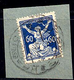 Czechoslovakia Scott # 73, used, cut square