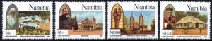 Namibia - 1996 Centenary of Catholic Mission Set MNH** SG 681-684