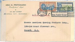 28631 - BAHAMAS - Postal History - AIRMAIL COVER to USA 1942 - US CENSOR