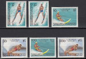 Jordan - 1974 Water Skiing Sc# 801/806 - MNH (1014)