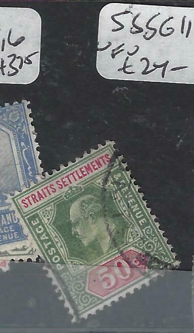 MALAYA  STRAITS SETTLEMENTS  (P0906B)  KE  50C  SG 118A   VFU