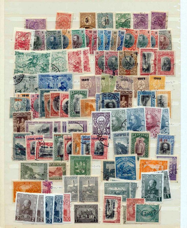 Bulgaria 1889/1935 Lions+Overprints MH Used (Apx 240 Items)  RAZ436 