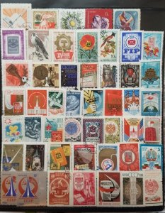 USSR Russia Stamp Lot Used CTO Soviet Union T6189