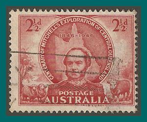 Australia 1946 Mitchell, used  203,SG216