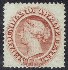 NEWFOUNDLAND 1865 QV 12C