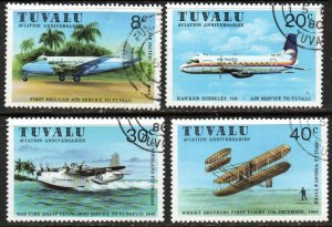 Tuvalu Sc #142-145 Used